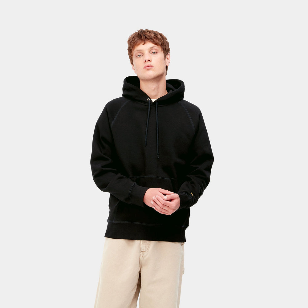 HOOD CARHARTT WIP CHASE BLACK/GOLD