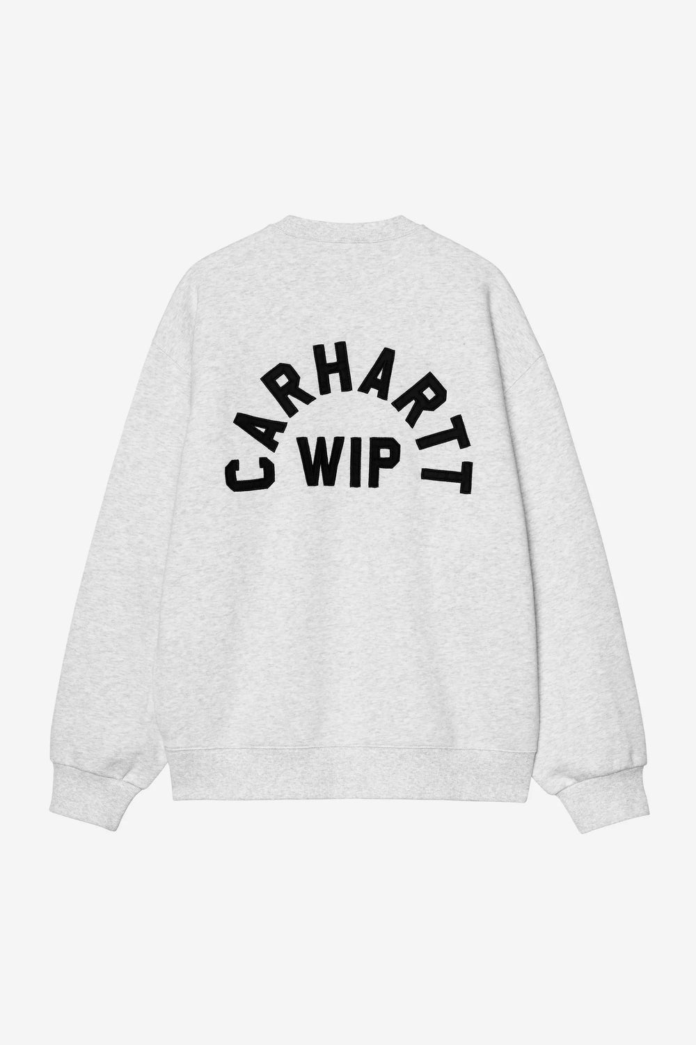 CREW CARHARTT WIP ARCH SCRIPT ASH HEATHE