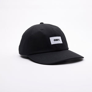 OBEY BOLD LABEL 6P BLACK CAP