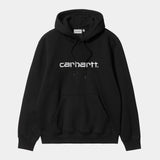 HOOD CARHARTT WIP SWEAT BLACK/WHITE