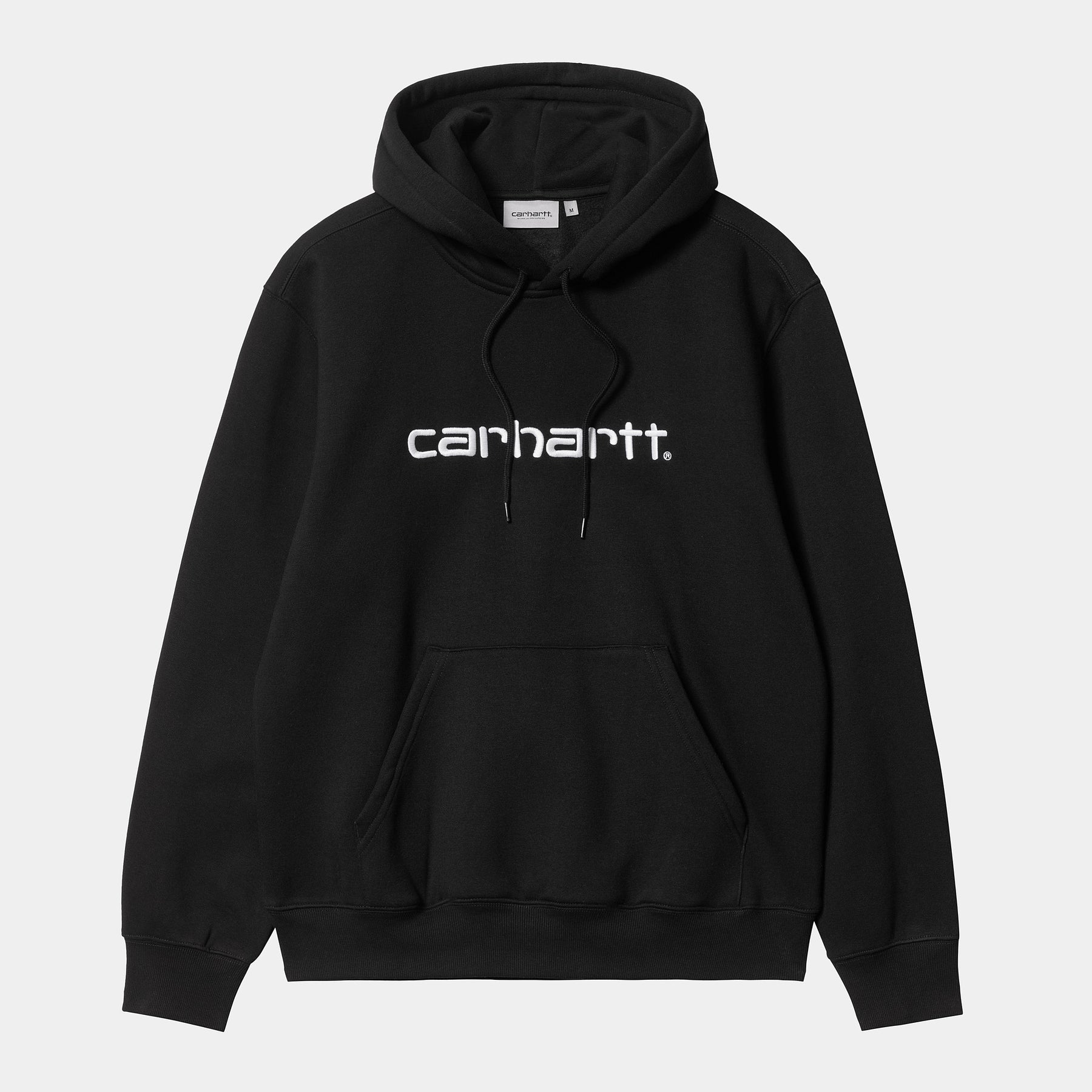 HOOD CARHARTT WIP SWEAT BLACK/WHITE