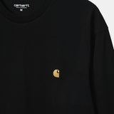 CTA CARHARTT WIP L/S CHASE BLACK/GOLD