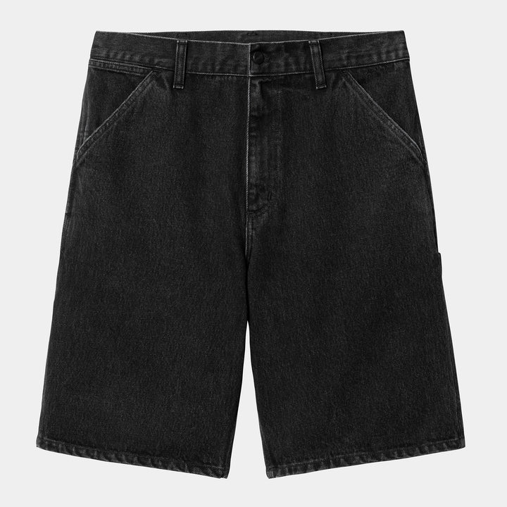 SHORT CARHARTT WIP SINGLE KNEE BLACK STN