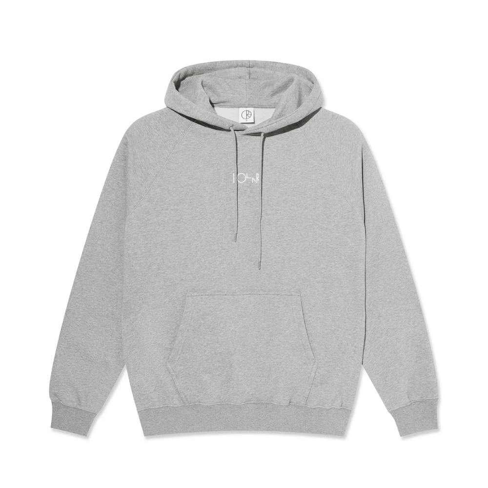 FLEECE HOOD DEAFULT HEATHER GRAY