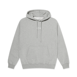 FLEECE HOOD DEAFULT HEATHER GRAY
