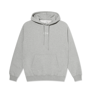FLEECE HOOD DEAFULT HEATHER GRAY