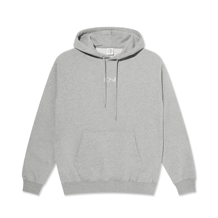 FLEECE HOOD DEAFULT HEATHER GRAY