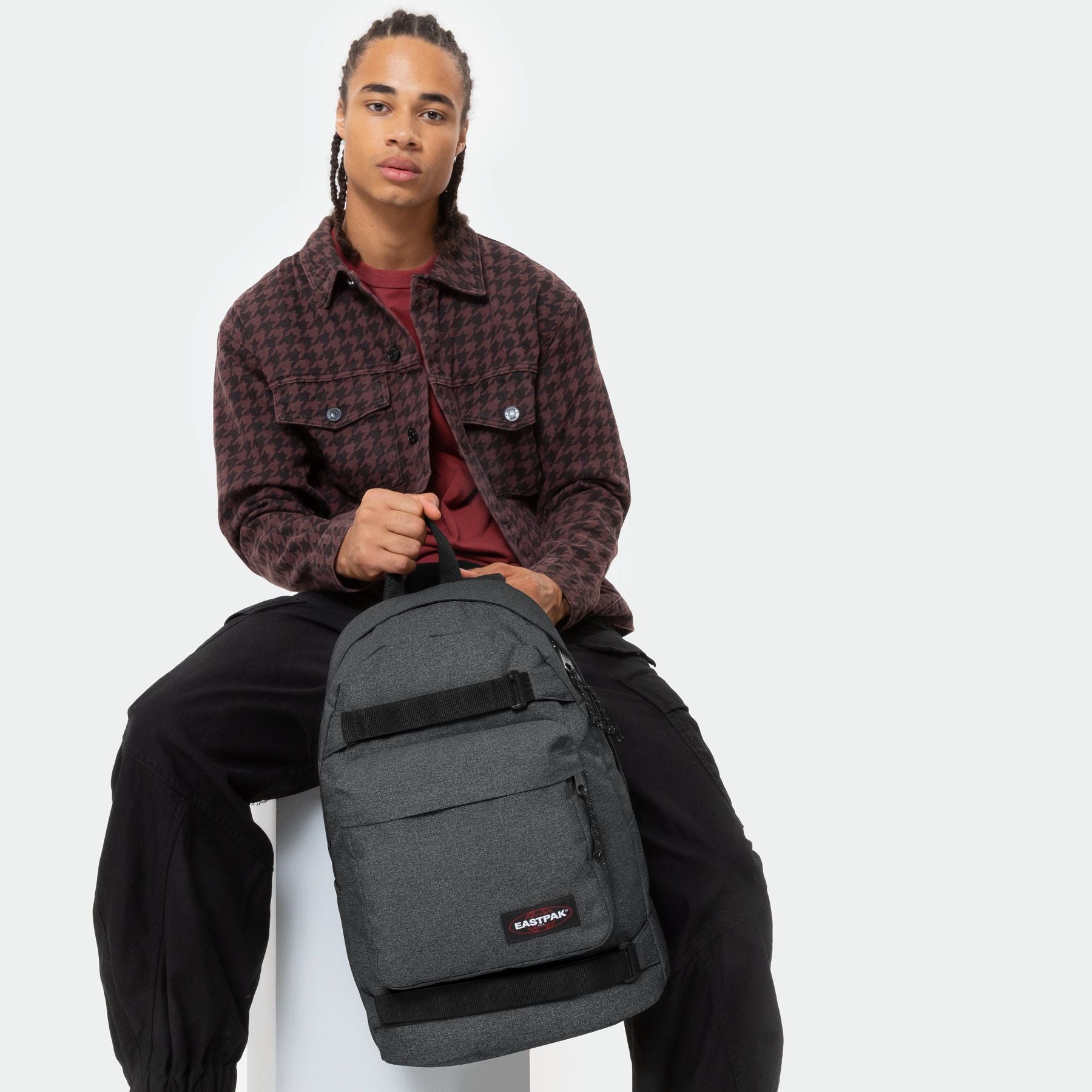 EASTPAK SKATE PAK´R BLACK DENIM BACKPACK