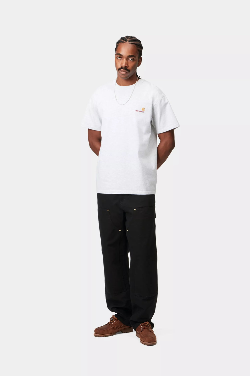 PANT CARHARTT WIP DOUBLE KNEE BLACK RINS