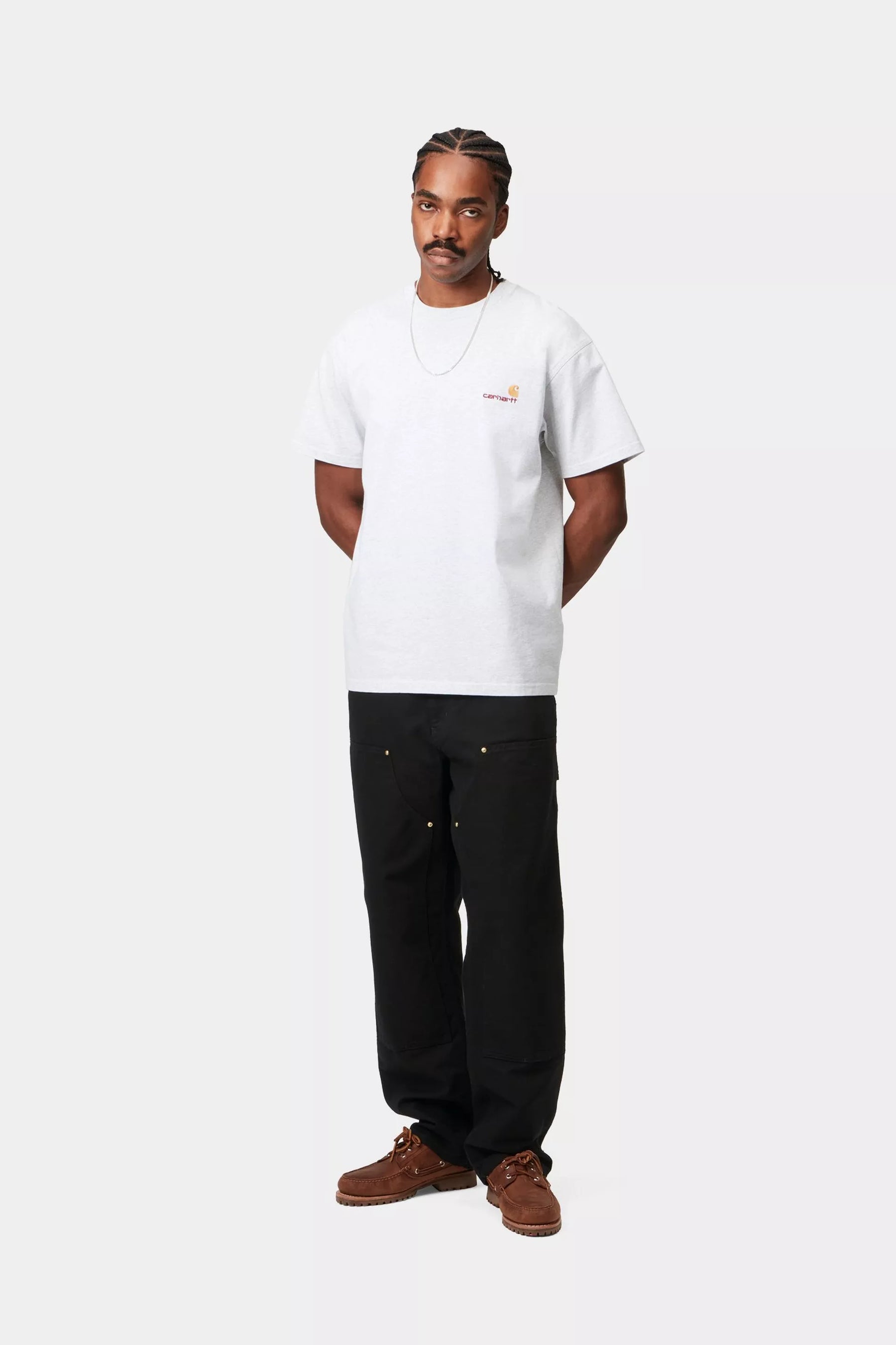 PANT CARHARTT WIP DOUBLE KNEE BLACK RINS