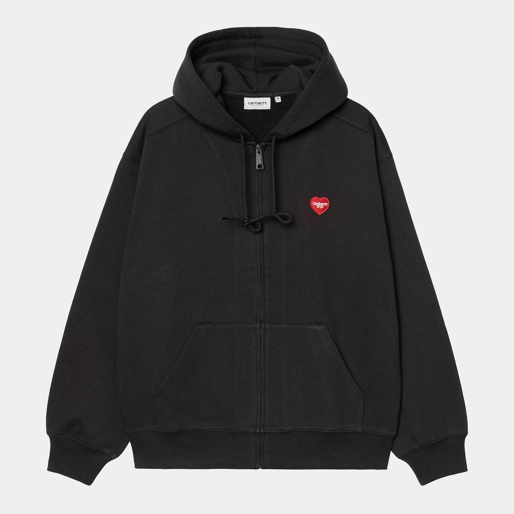 HOOD CARHARTT WIP HEART II HARTT BLACK