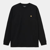 CTA CARHARTT WIP L/S CHASE BLACK/GOLD
