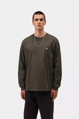 CTA CARHARTT WIP L/S CHASE SHUNGITE