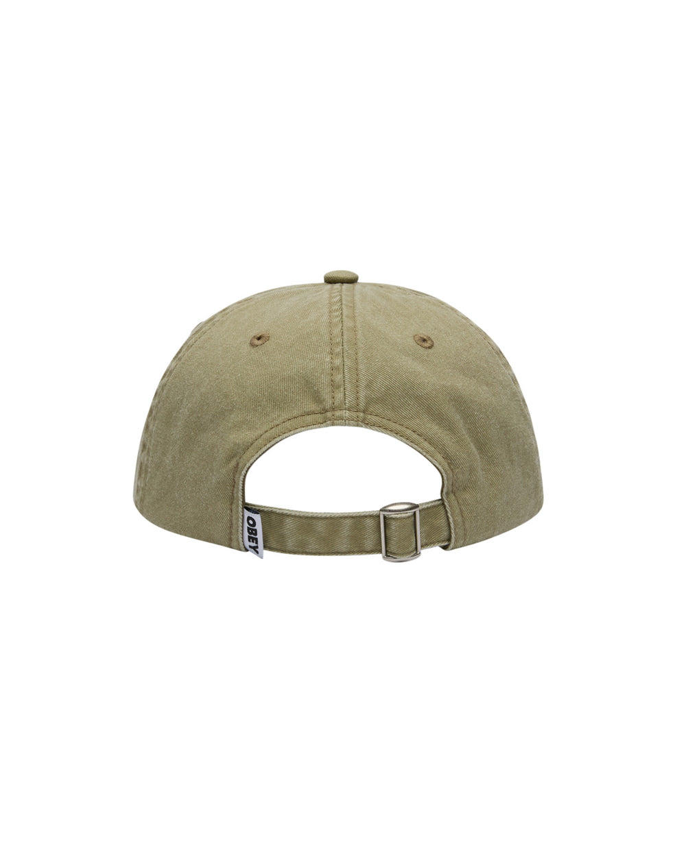 OBEY BOLD LABEL 6P PIGMENT KHAKI CAP