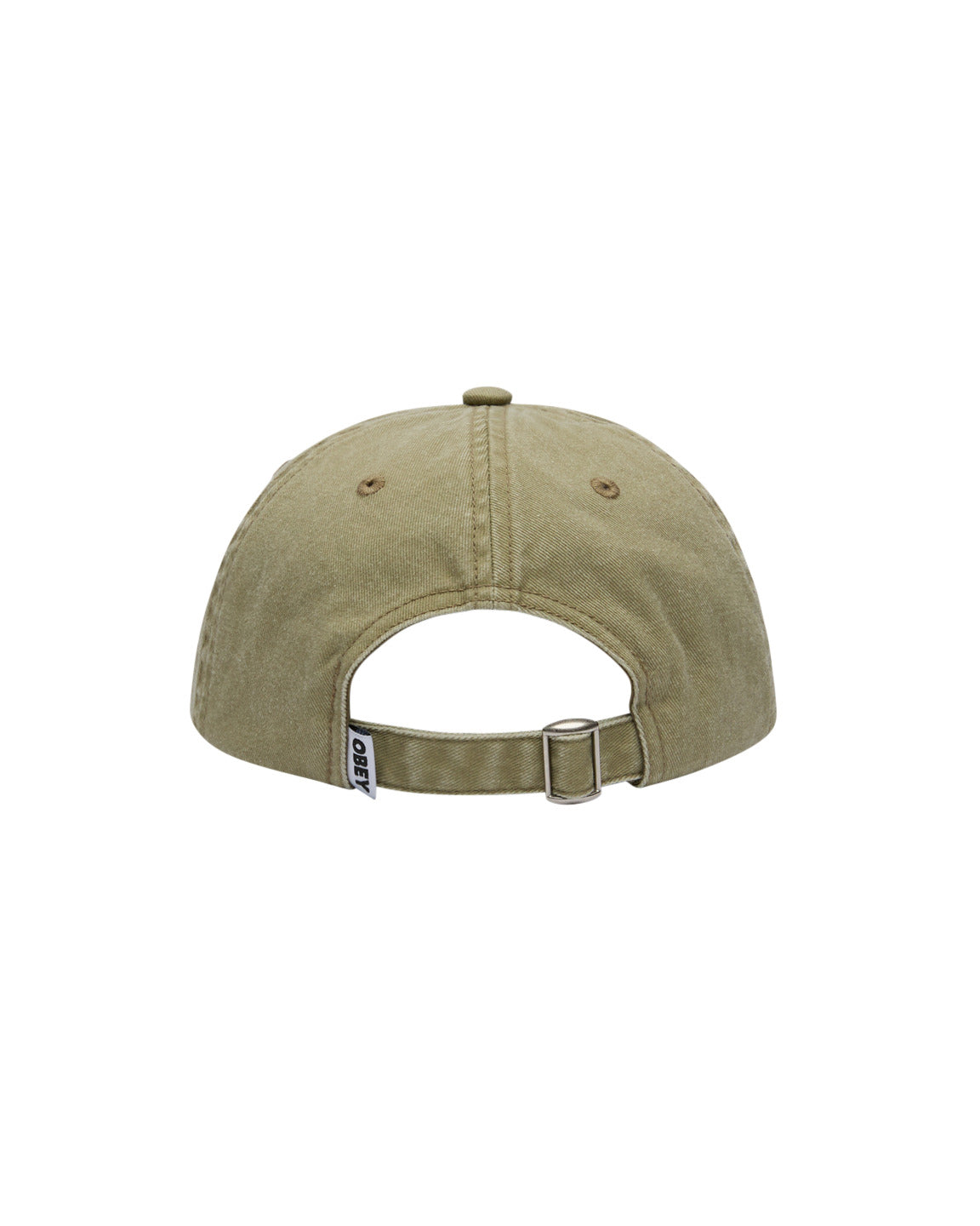 OBEY BOLD LABEL 6P PIGMENT KHAKI CAP