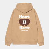 HOOD CARHARTT WIP HEART II HARTT DUSTY H