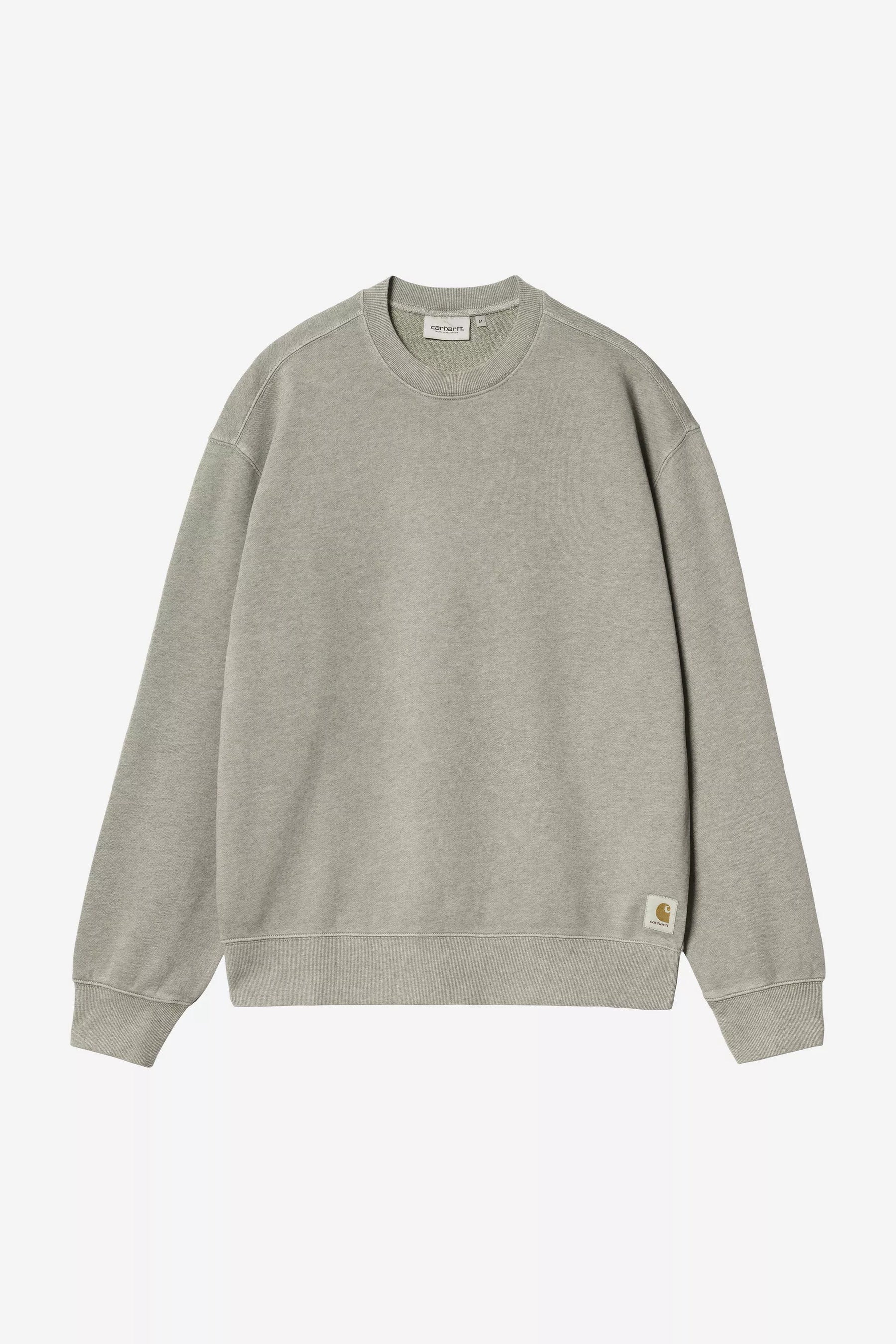 CREW CARHARTT WIP CASPIAN GREEN HEATHER