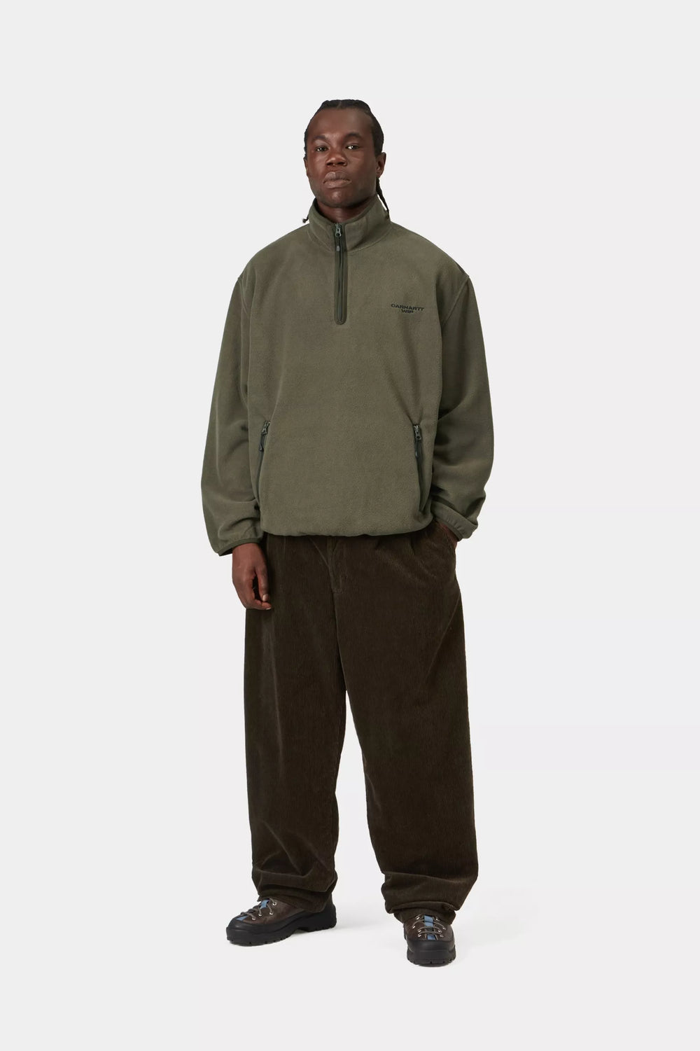 CHT CARHARTT WIP EDMORE HALF ZIP  CYPRES