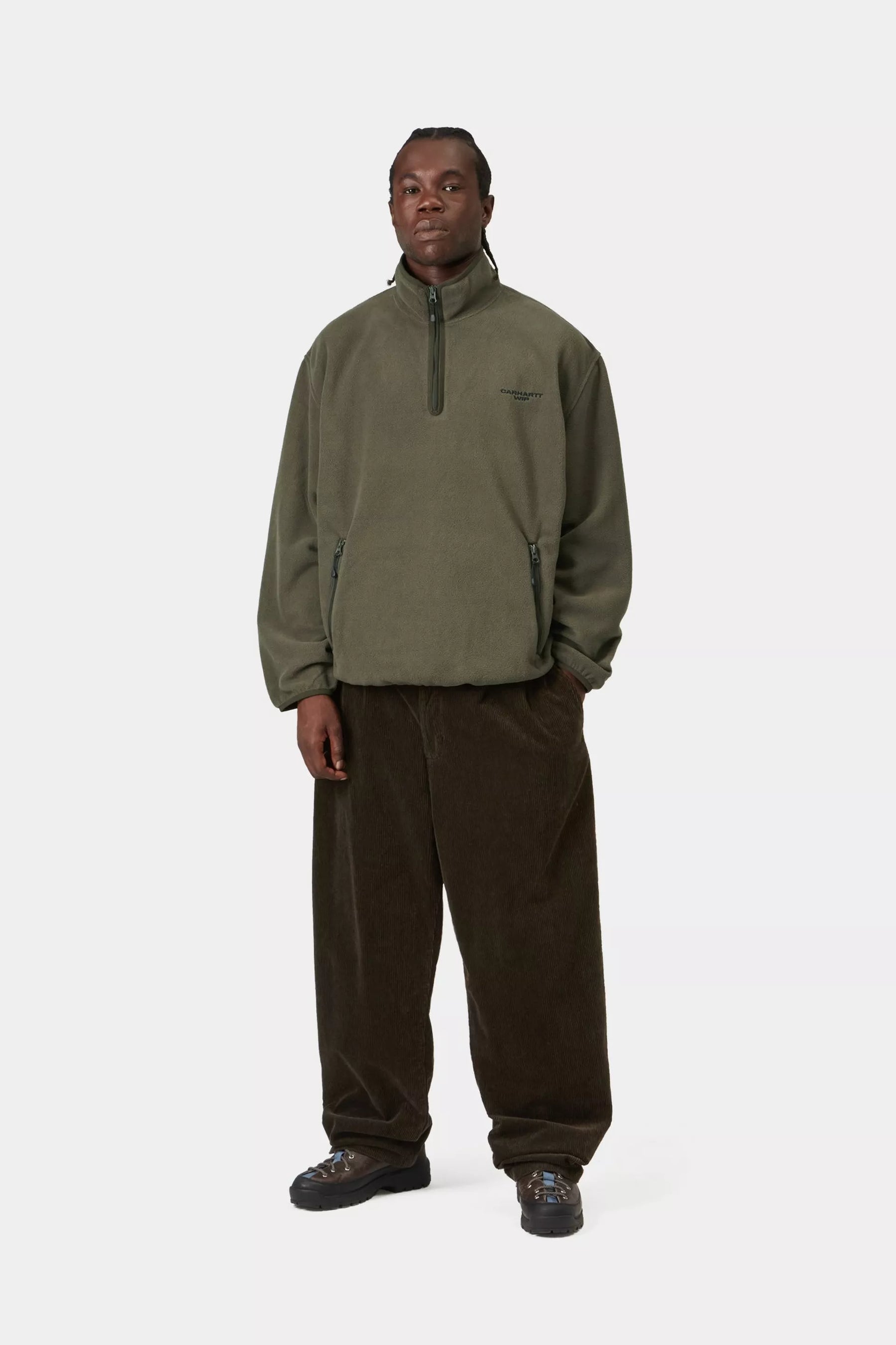 CHT CARHARTT WIP EDMORE HALF ZIP  CYPRES