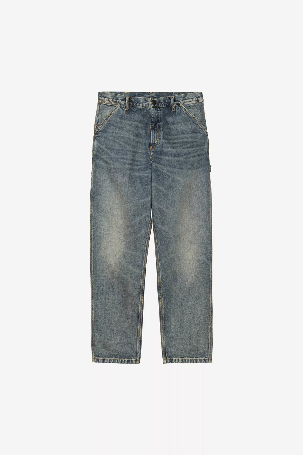 PANT CARHARTT WIP SINGLE KNEE BLUE WORN