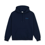 HOOD FLEECE DAVE STROKE LOGO DARK BLUE