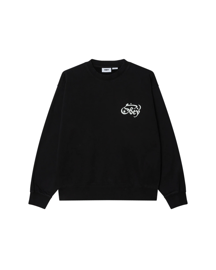 CREW OBEY SPELLBOUND FADED DIGITAL BLACK
