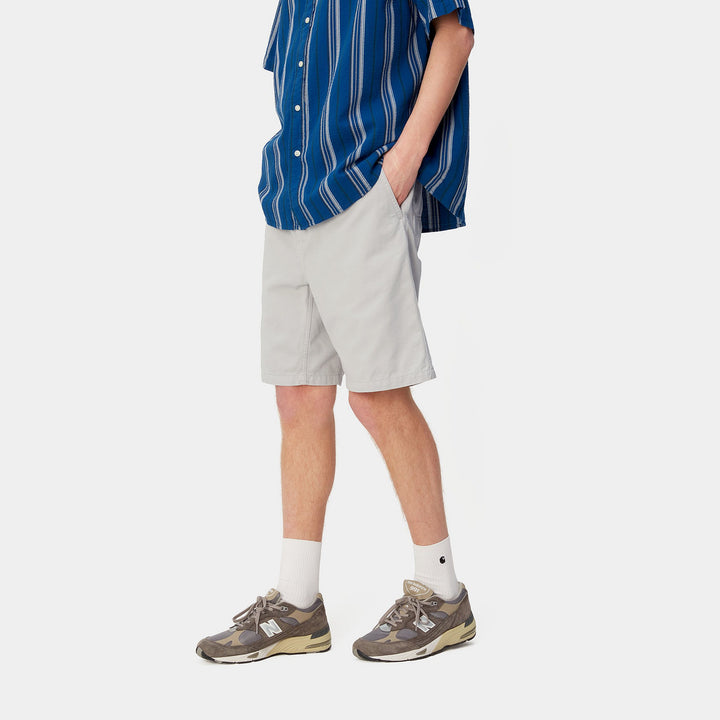 SHORT CARHARTT WIP FLINT SONIC SILVER