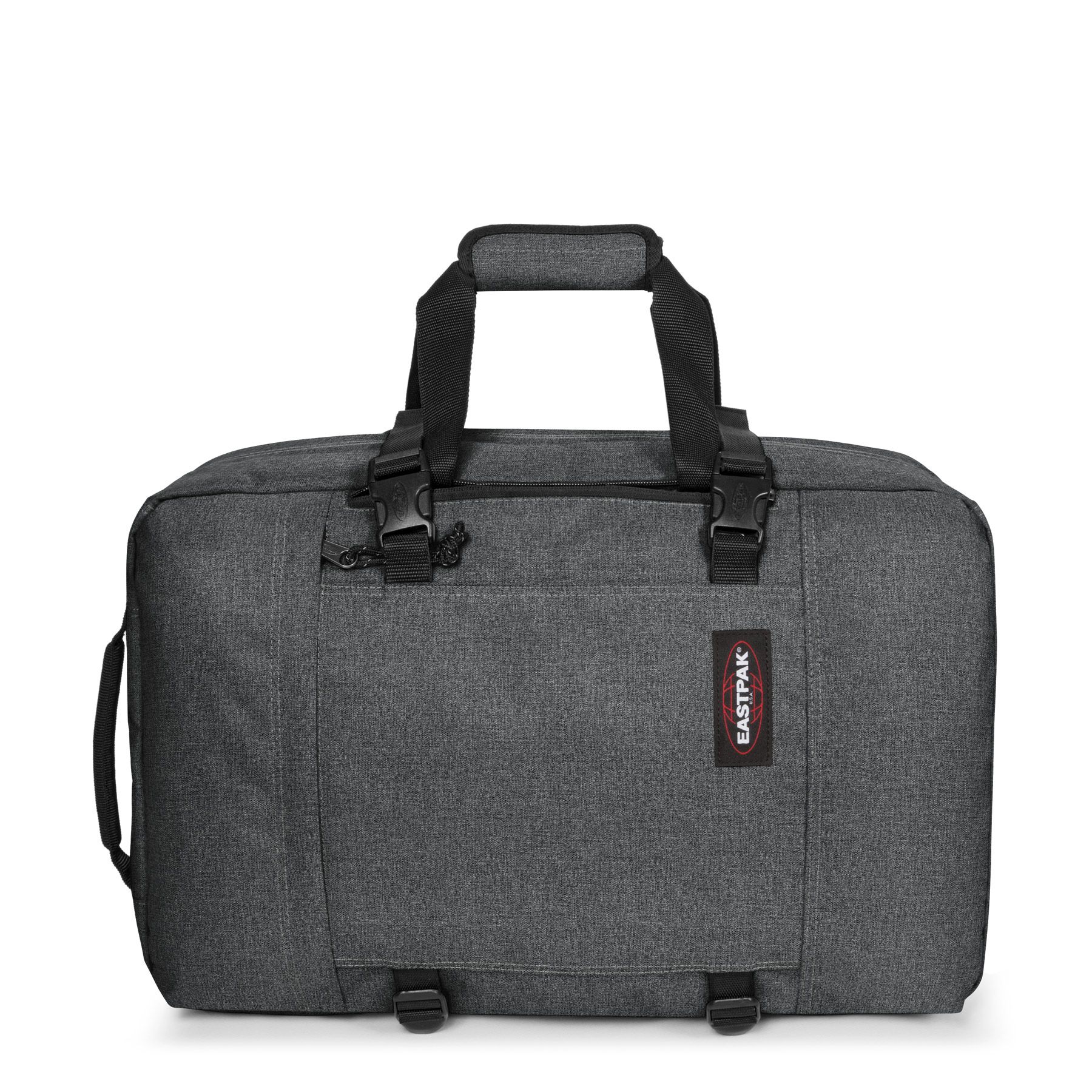 EASTPAK TRAVELPACK BLACK DENIM BACKPACK