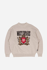 SWEATER WASTED CREST SAHARA