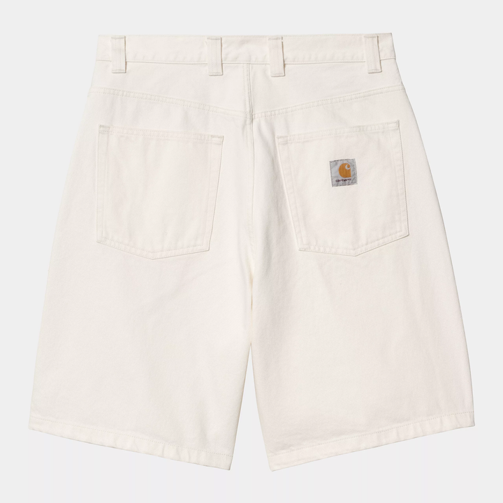 CARHARTT WIP BRANDON WHITE SHORTS