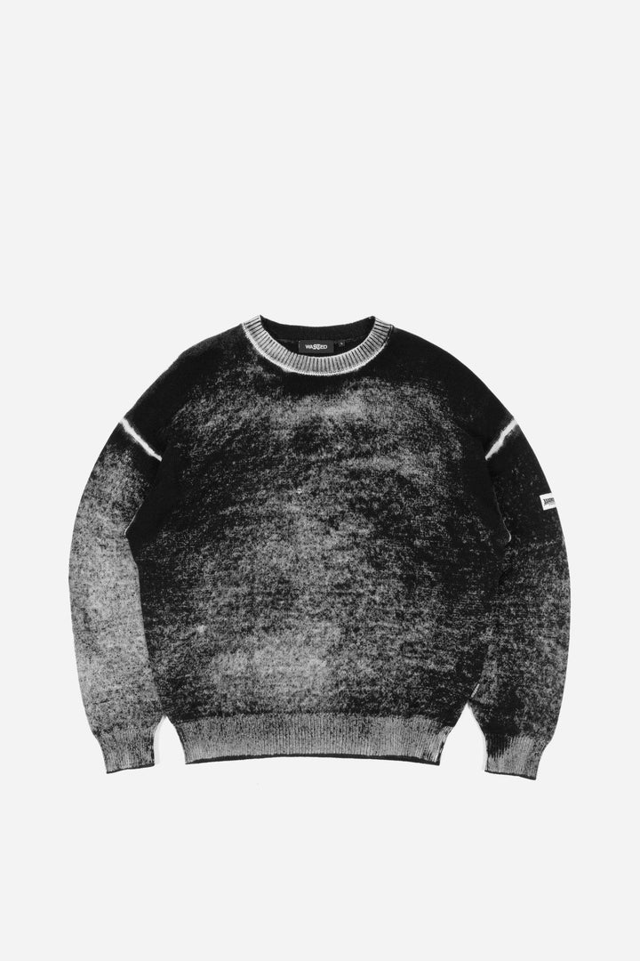 SWEATER WASTED ASHES FADED BLACK