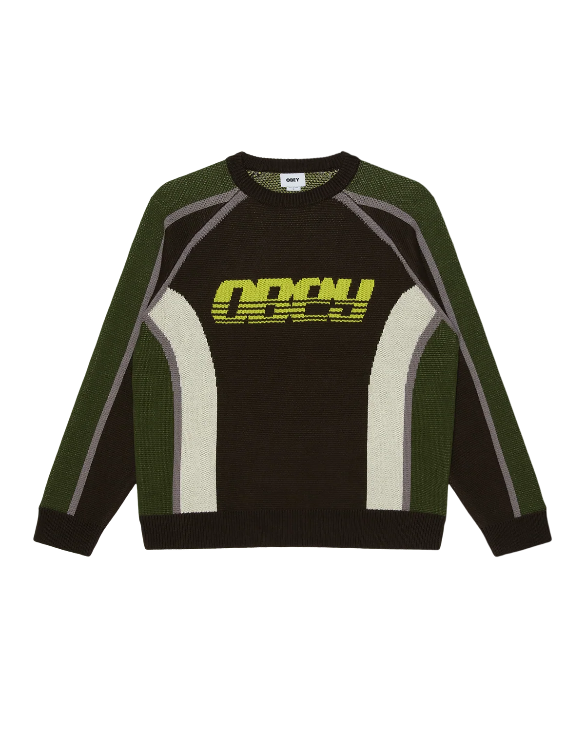 SWEATER OBEY ESTADIO BROWN MULTI