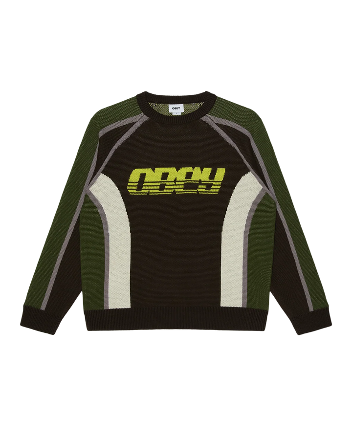 SWEATER OBEY ESTADIO BROWN MULTI
