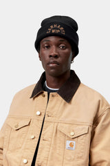GORRO CARHARTT WIP ARCH SCRIPT BLACK/BRN