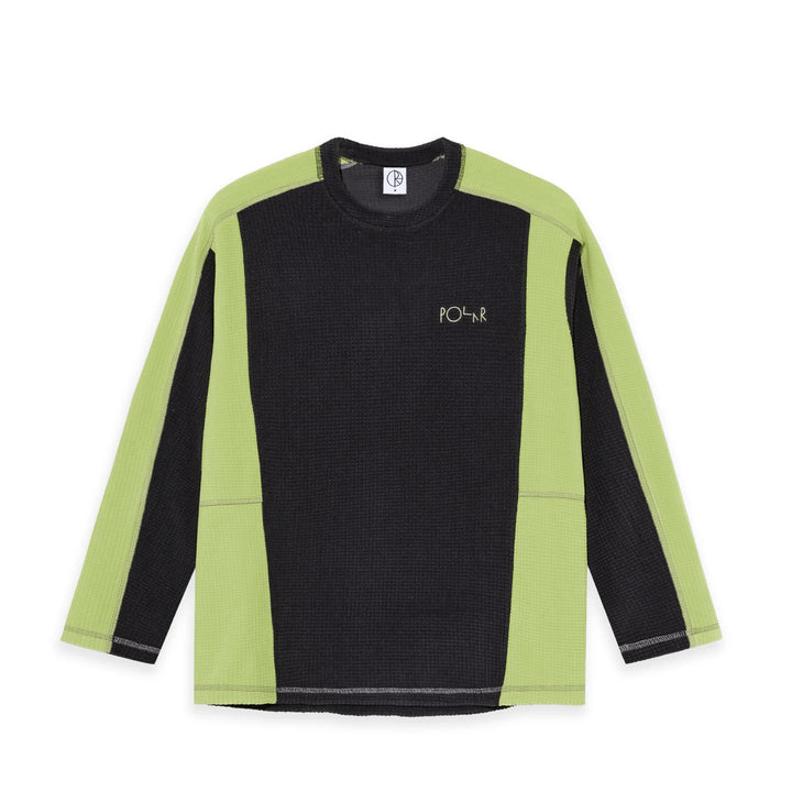 CREW POLAR GRID BLACK/CHARTREUSE