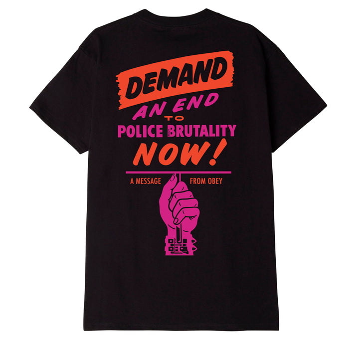 CTA OBEY END POLICE BRUTALITY BLACK