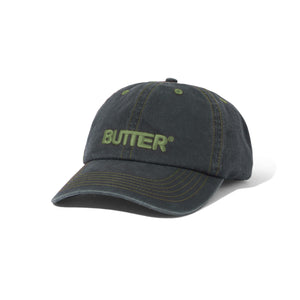 GORRA BUTTER ROUNDED WASHED BLACK