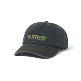 GORRA BUTTER ROUNDED WASHED BLACK