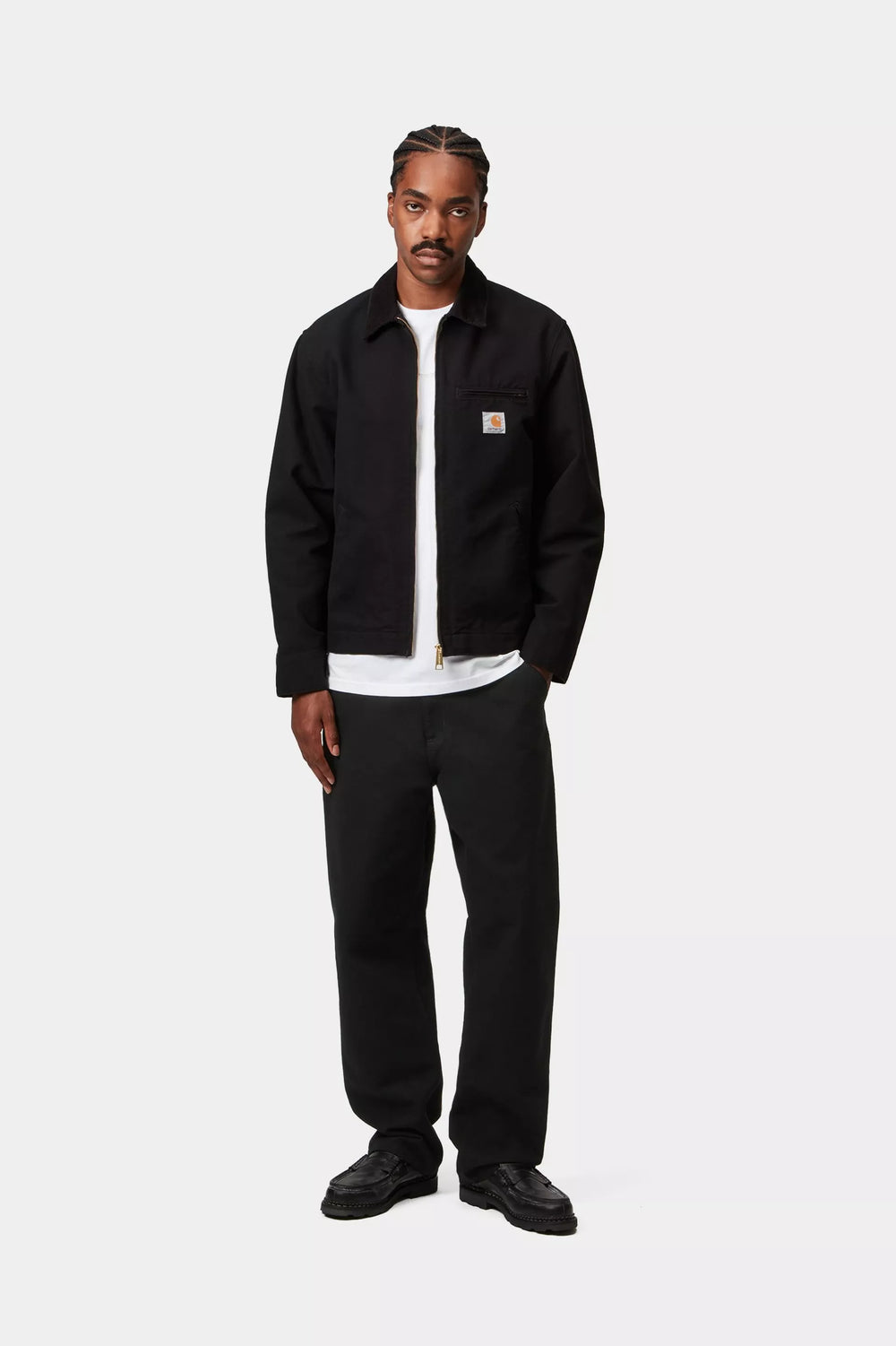 PANT CARHARTT WIP SINGLE KNEE CANVAS BLK