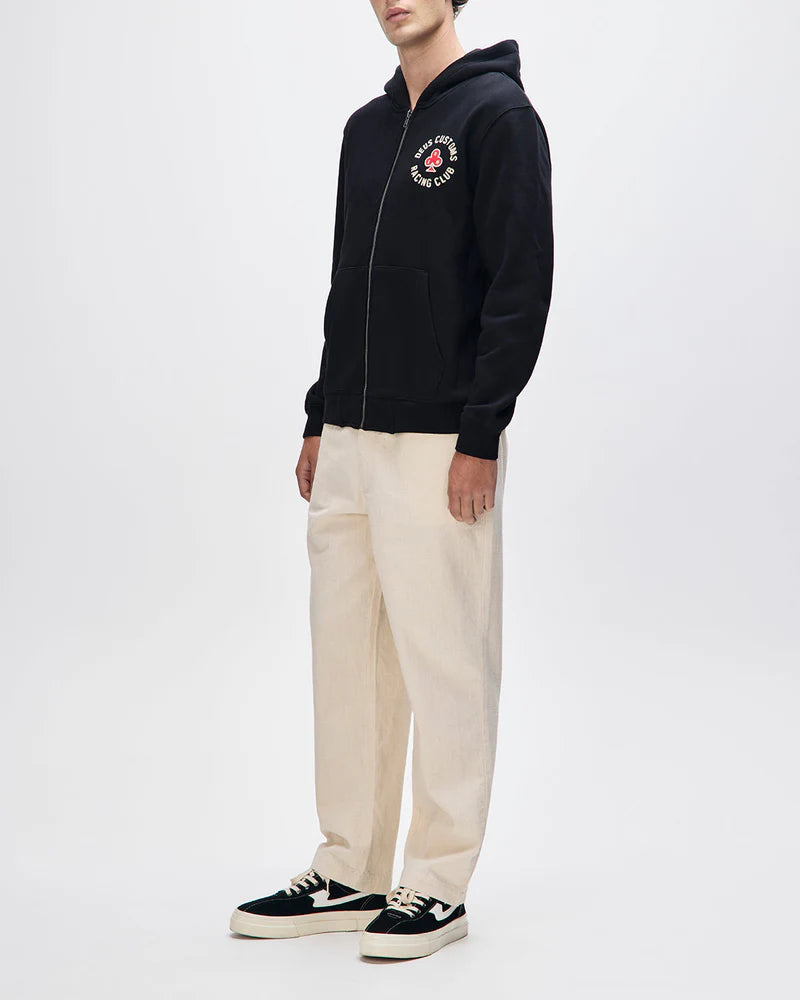 HOOD DEUS BASTO ZIP BLACK