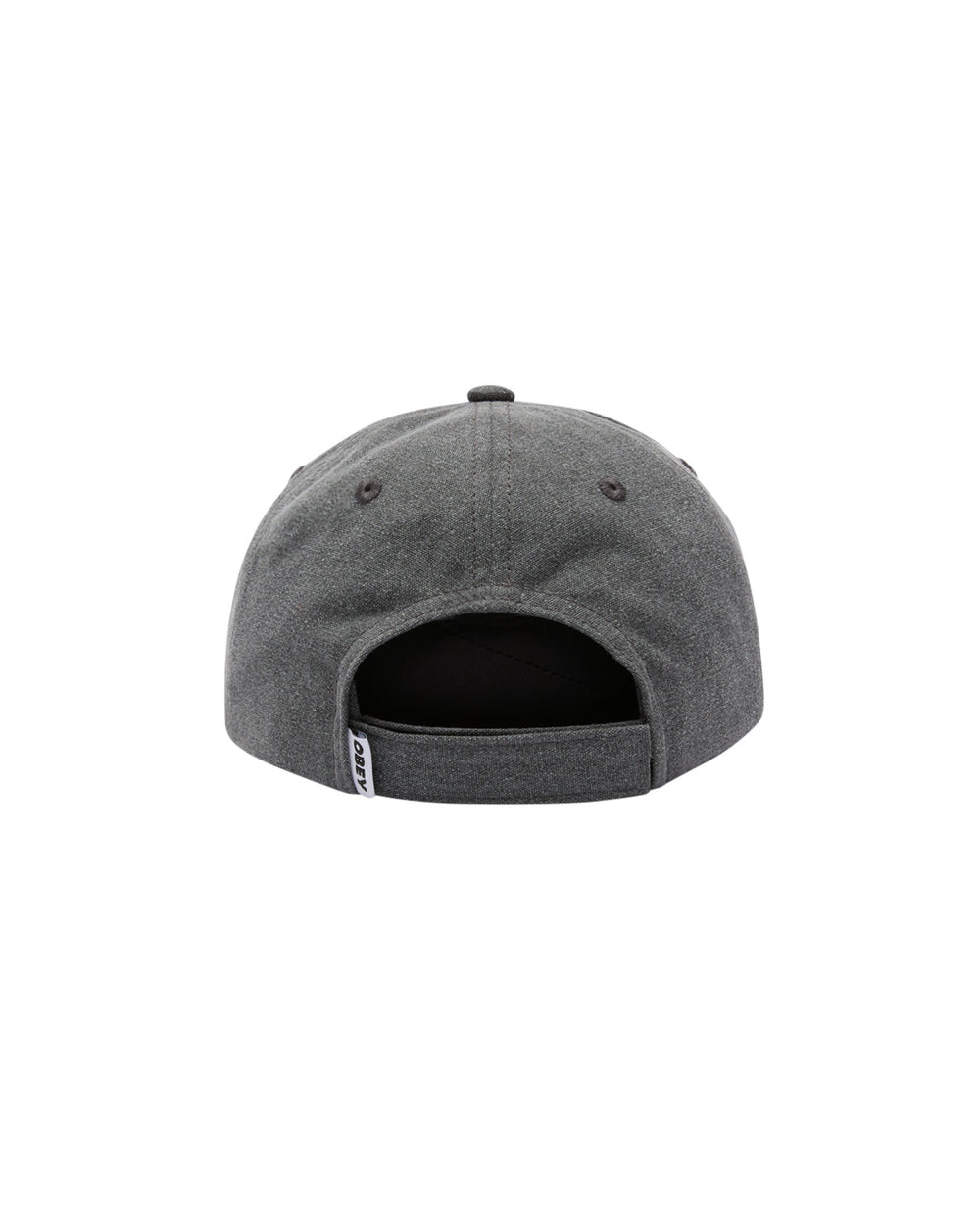 OBEY INDUSTRIES VELCRO PIGMENT BLK CAP