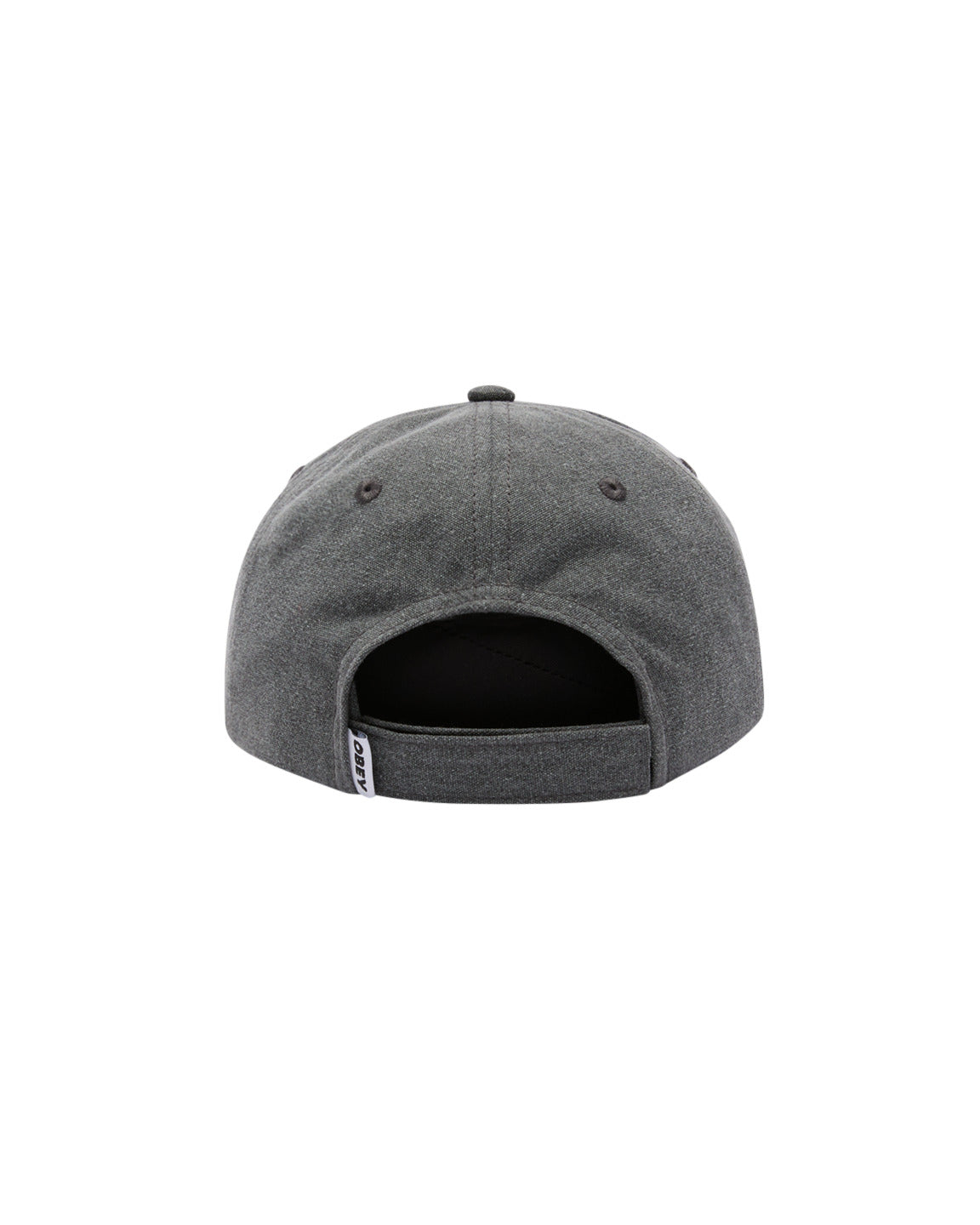 OBEY INDUSTRIES VELCRO PIGMENT BLK CAP