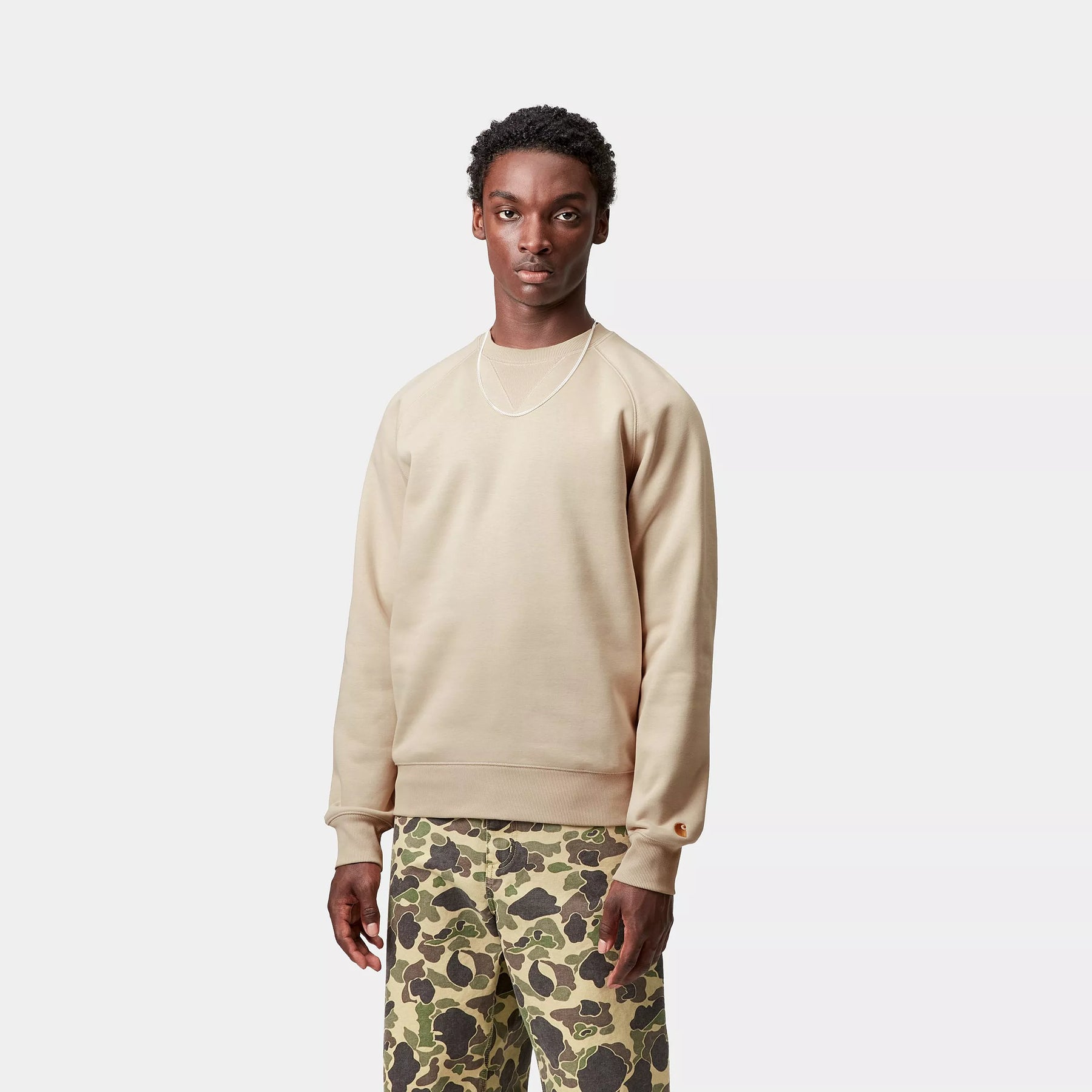 CREW CARHARTT WIP SWEAT FLEUR DE SEL