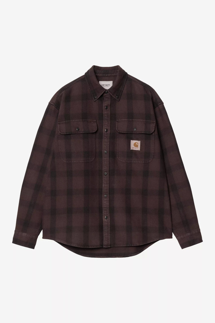 CARHARTT WIP EDMANDS CHECK PALISANDE