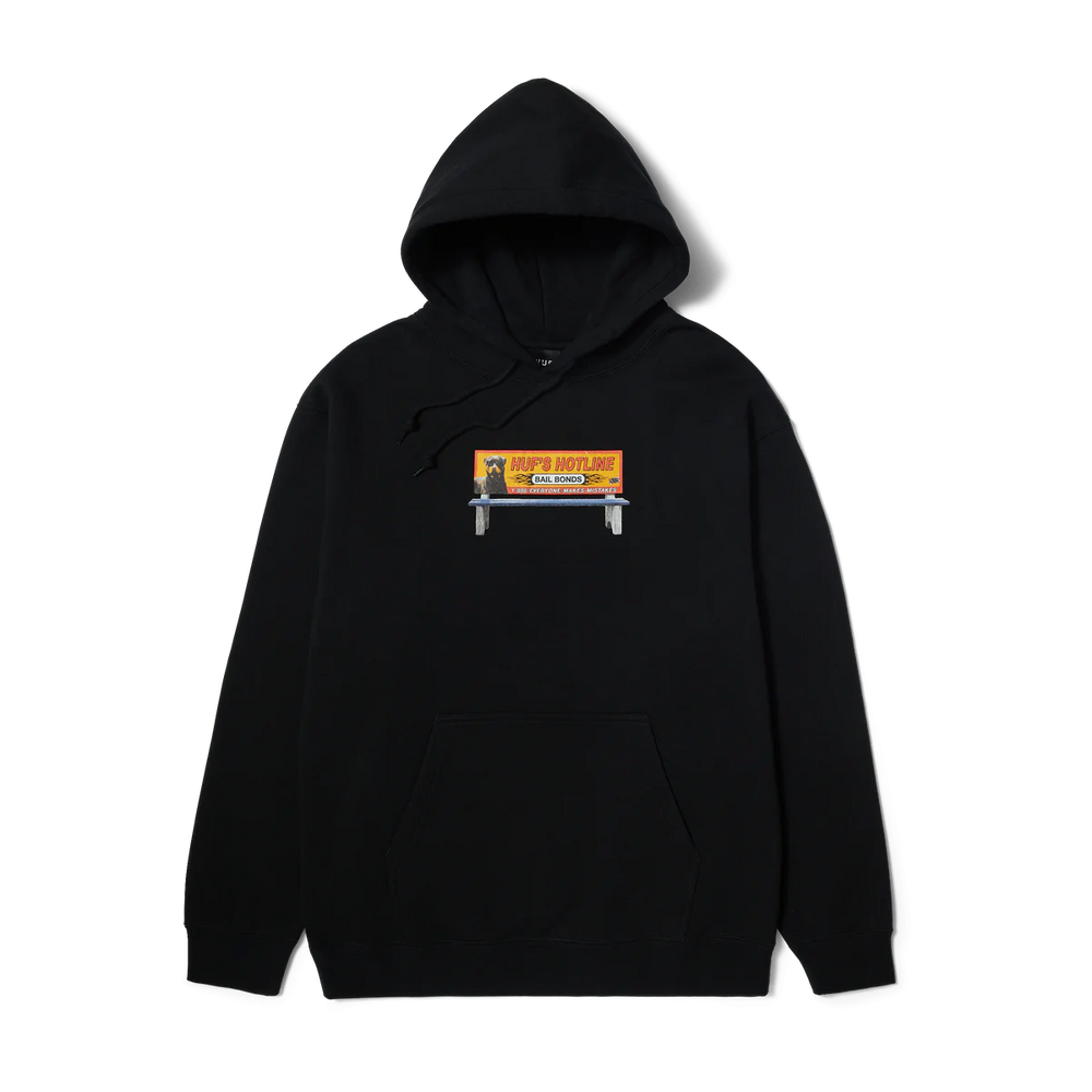 HOOD HUF BAIL BONDS BLACK