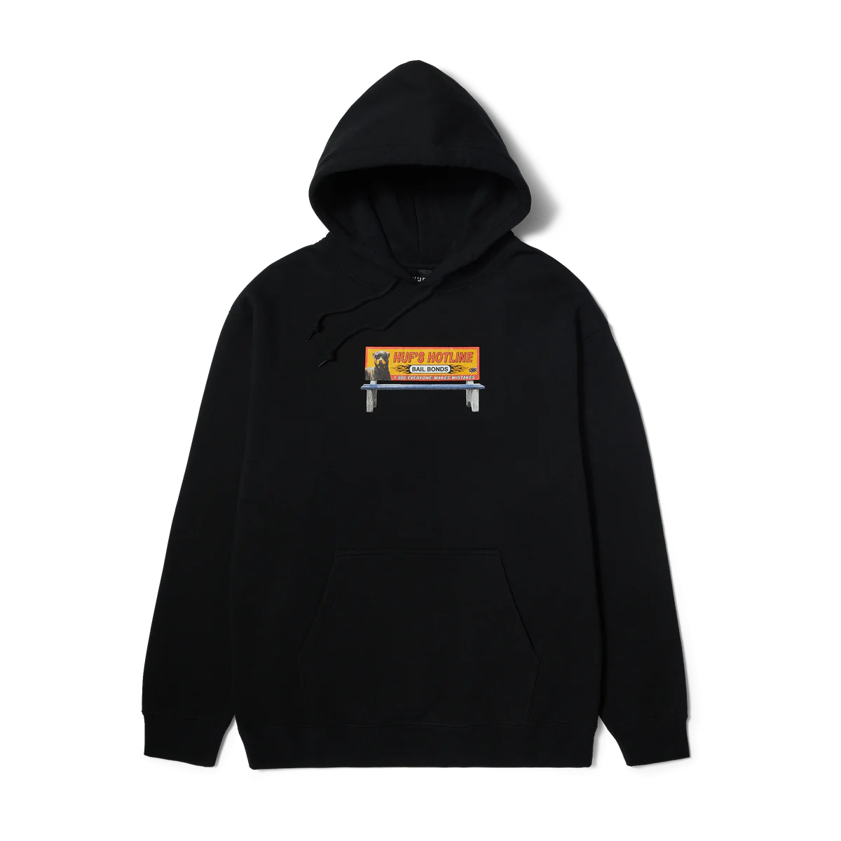 HOOD HUF BAIL BONDS BLACK