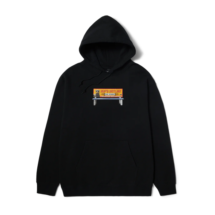 HOOD HUF BAIL BONDS BLACK