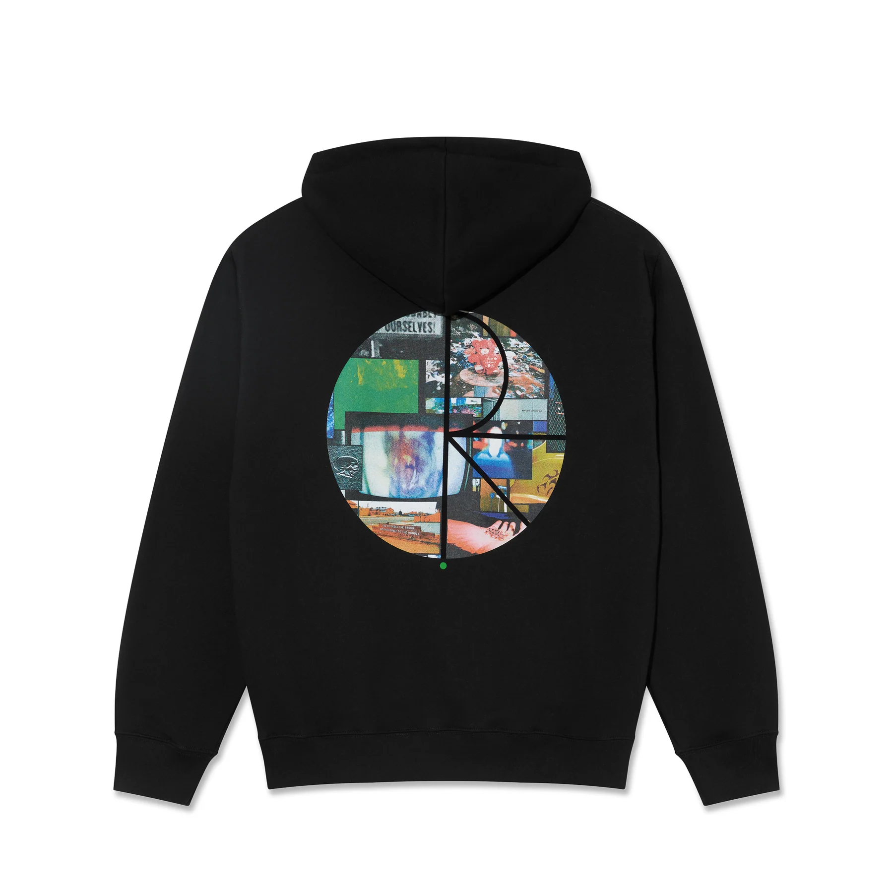 HOOD POLAR FILL LOGO OURSELVES BLACK