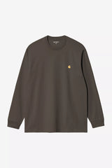 CTA CARHARTT WIP L/S CHASE SHUNGITE
