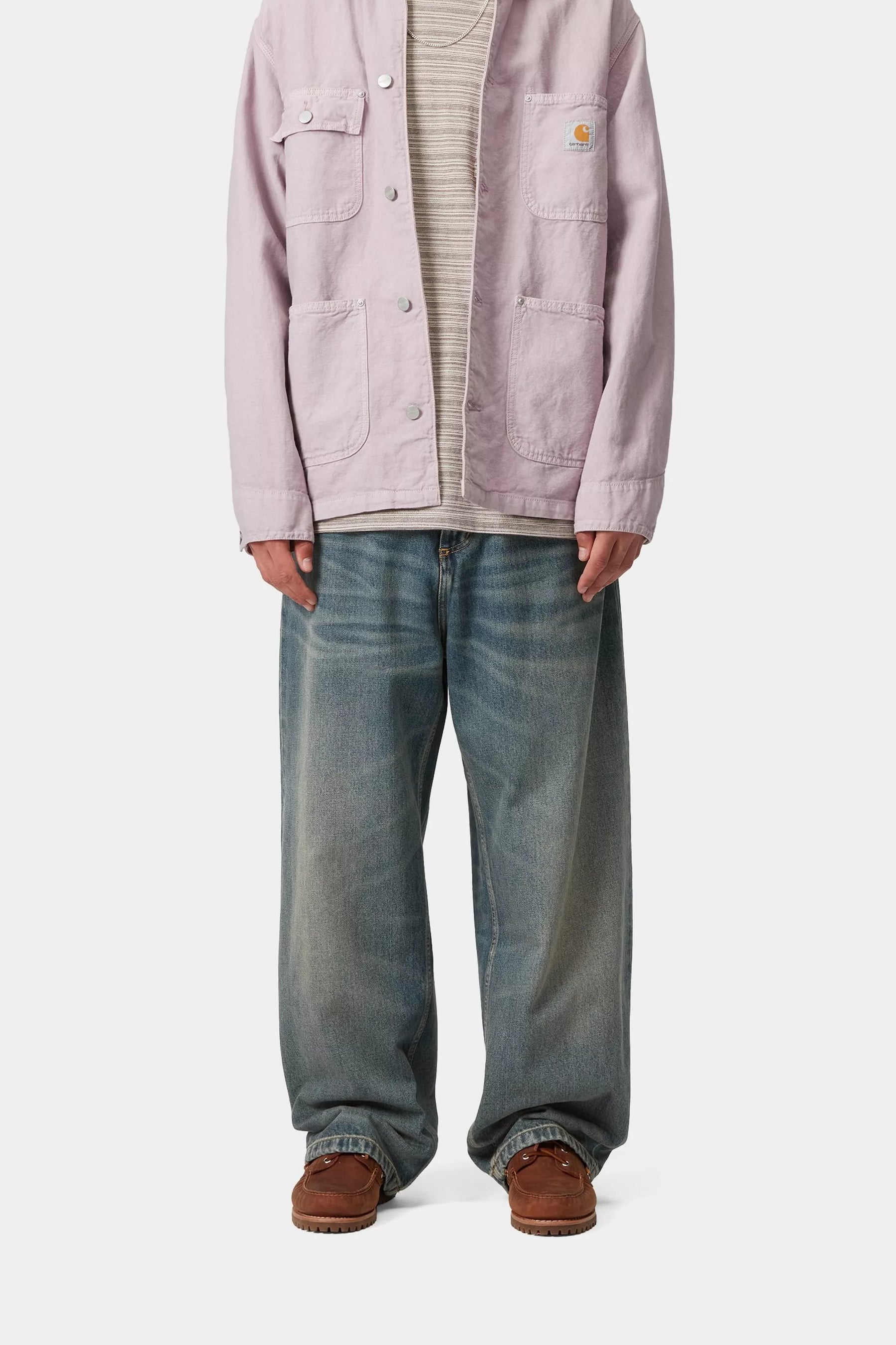 PANT CARHARTT WIP BRANDON BLUE WORN USED